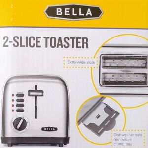 Bella 2-Slice Wide Slot Toaster